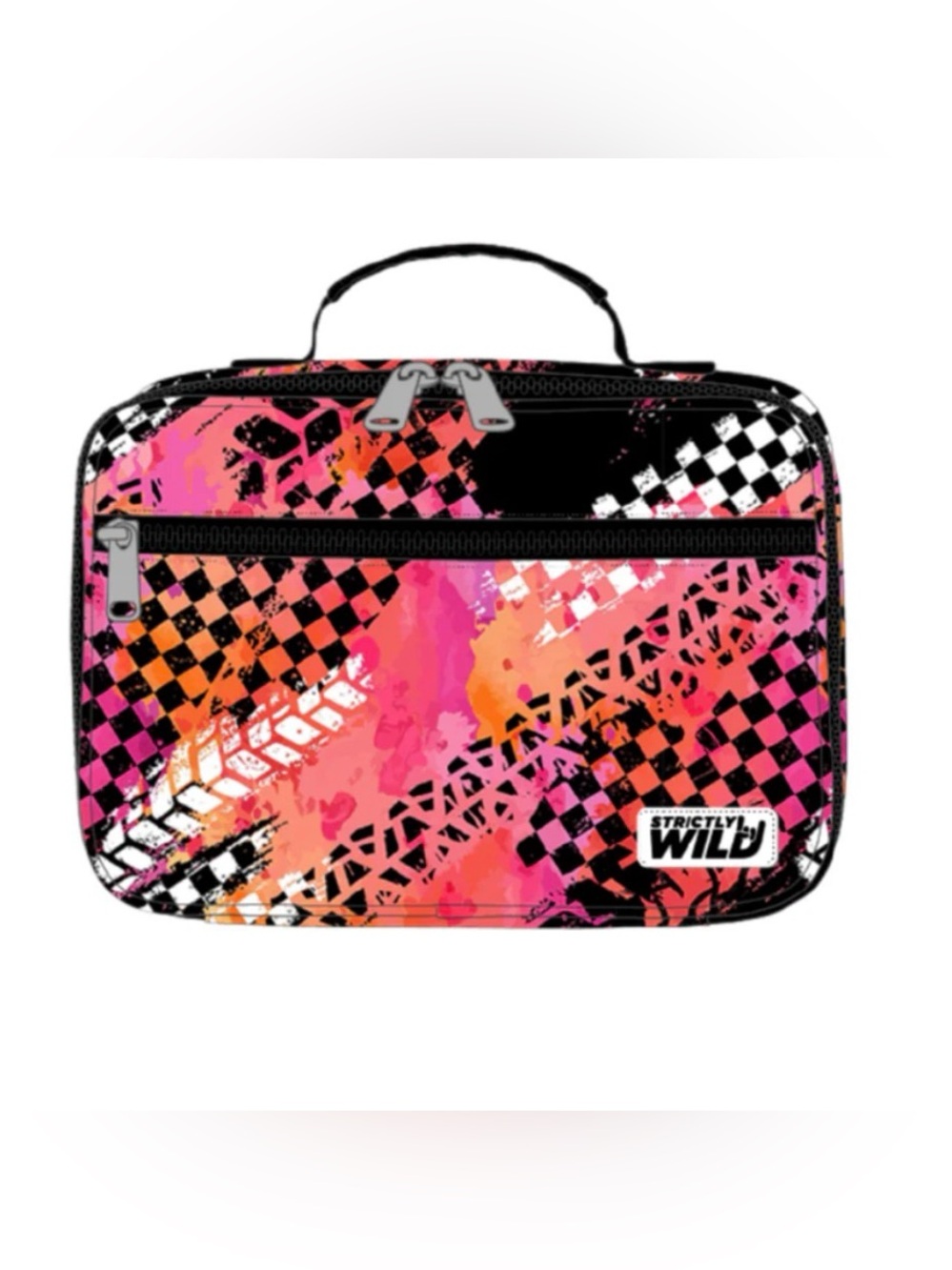 Pink & Orange Graphic Lunch Bag